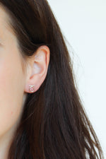 Load image into Gallery viewer, Luna Stud Earring silver
