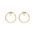 Load image into Gallery viewer, Arya Stud Earring 14ct gold
