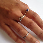 Load image into Gallery viewer, Lapis Ring silver
