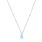 Load image into Gallery viewer, Yamaya Chalcedony Necklace 14ct white gold
