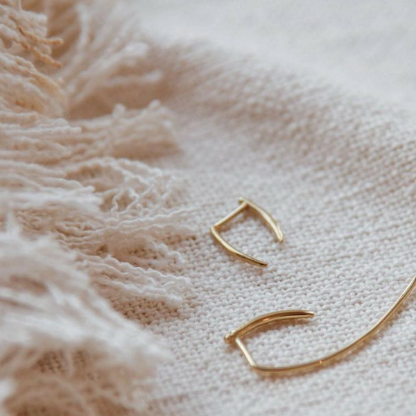 Fireflies Earrings: Spike Small 14ct gold