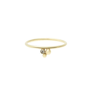 Cluster Diamond Ring 14ct gold