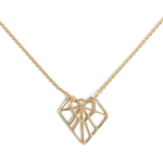 Load image into Gallery viewer, Galaxy Heart Necklace gold
