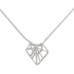 Load image into Gallery viewer, Galaxy Heart Necklace silver
