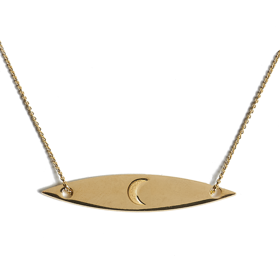 Half Moon Necklace gold