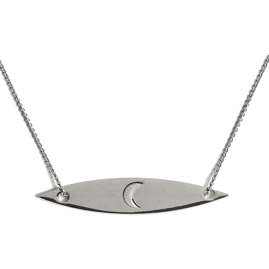 Half Moon Necklace silver