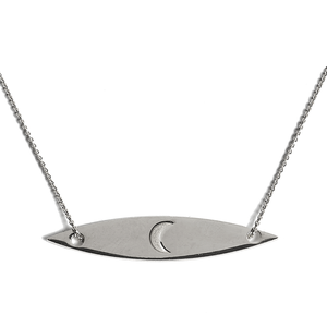 Half Moon Necklace silver