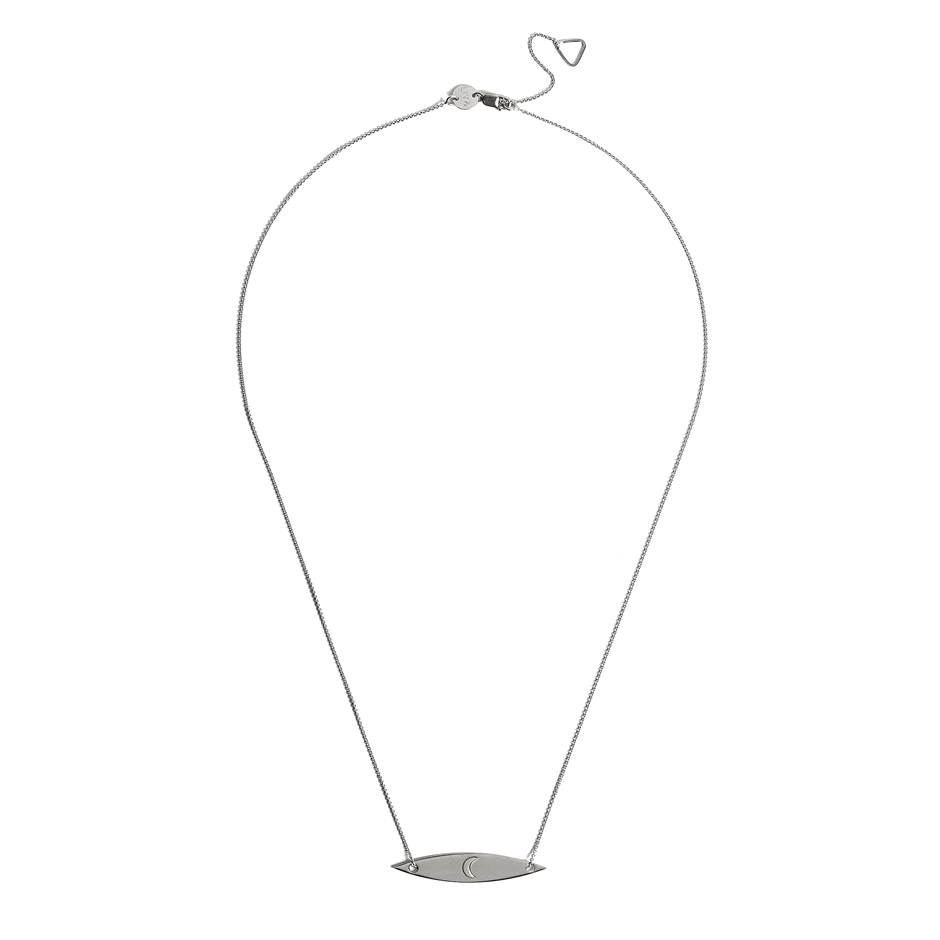 Half Moon Necklace silver