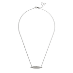 Load image into Gallery viewer, Half Moon Necklace silver
