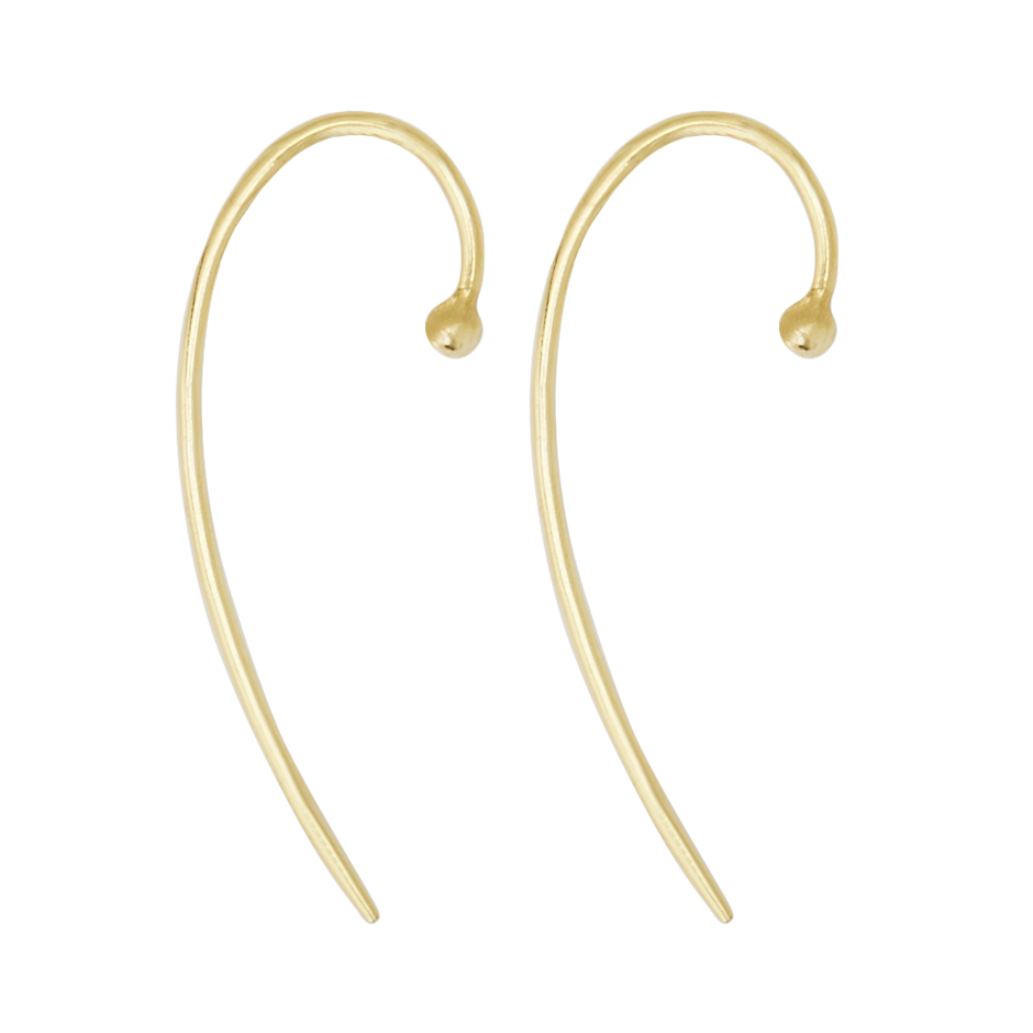 Fireflies Earrings: Ear 14ct gold