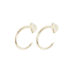 Load image into Gallery viewer, Fireflies Earrings: Heart 14ct gold
