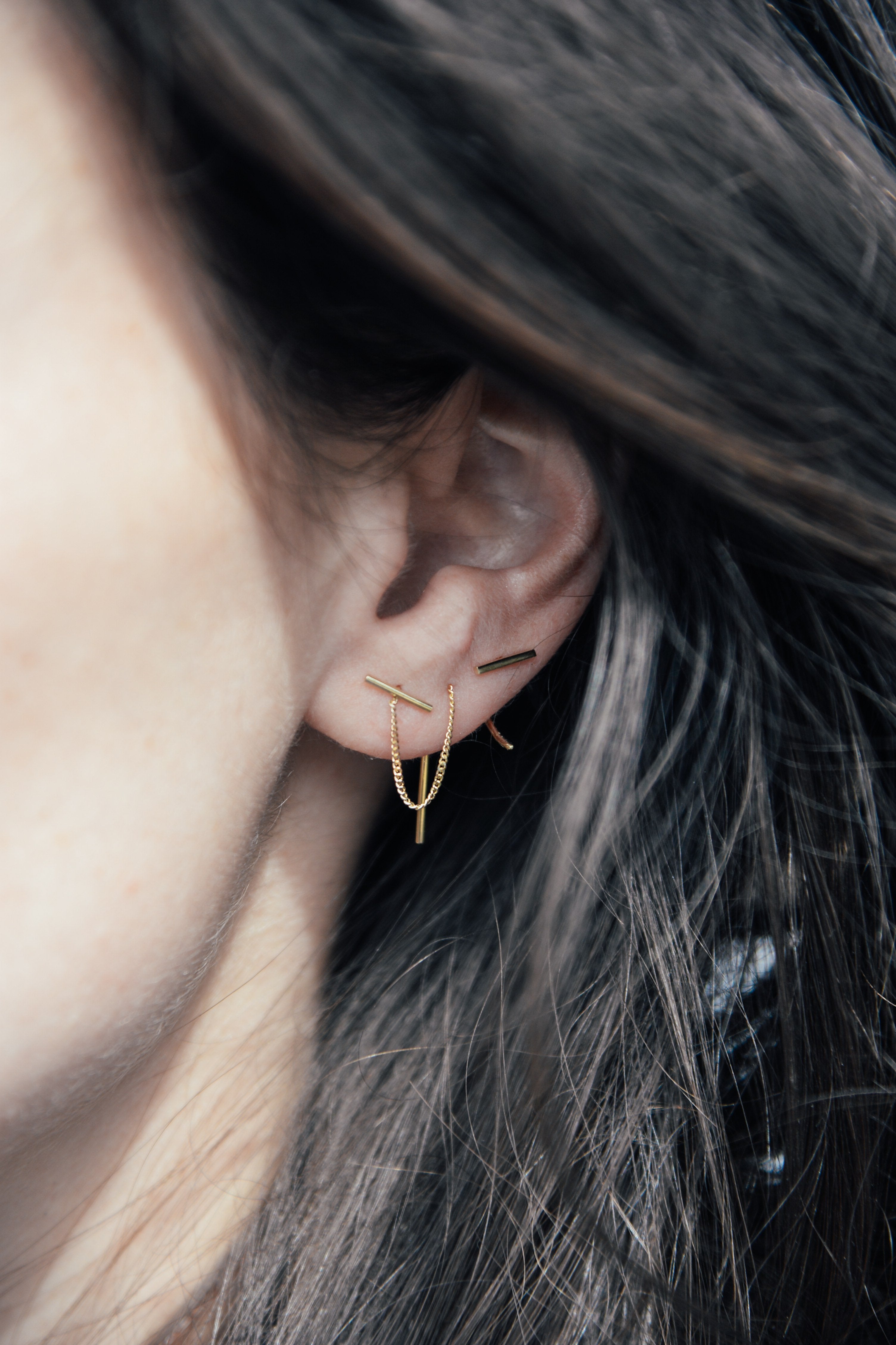 Rhea Earring 14ct gold