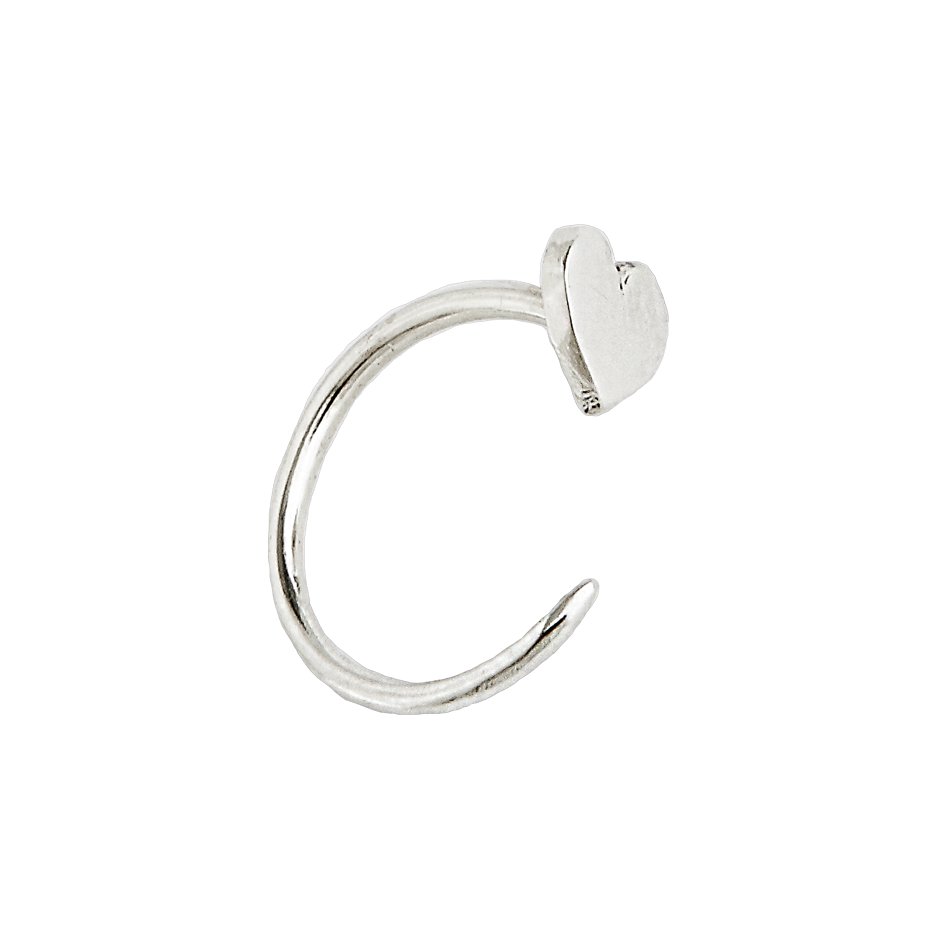 Fireflies Earrings: Heart sterling silver