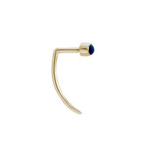 Fireflies Earrings: Lapis 14ct gold