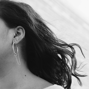 Gaea Part II Earring silver