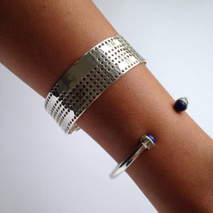 Bangle Lapis silver