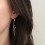 Load image into Gallery viewer, Gaea Part II Earring silver
