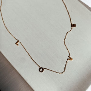 Love Necklace 14ct gold