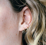 Load image into Gallery viewer, Fireflies Earrings: Spike Small 14ct gold
