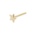 Load image into Gallery viewer, Star Stud Earring 14ct gold
