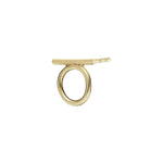 Load image into Gallery viewer, Luna Stud Earring 14ct gold
