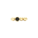 Load image into Gallery viewer, Maysie Black Diamond Stud 14ct gold
