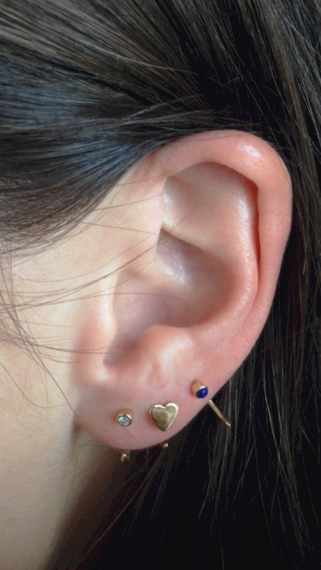 Fireflies Earrings: Lapis silver