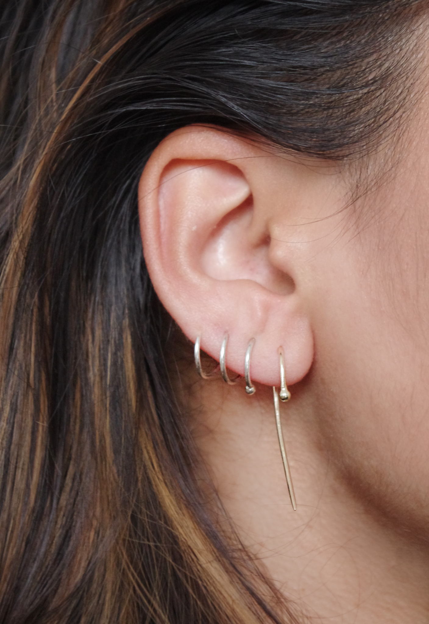 Fireflies Earrings: Ear sterling silver