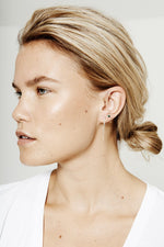 Load image into Gallery viewer, Fireflies Earrings: Spike Large sterling silver
