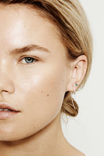 Load image into Gallery viewer, Fireflies Earrings: Spike Large sterling silver
