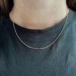 Load image into Gallery viewer, Anchor Chain Necklace 14ct gold
