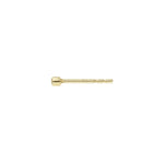Load image into Gallery viewer, Stud Earring 14ct gold - Black Diamond
