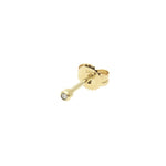 Load image into Gallery viewer, Stud Earring 14ct gold - Diamond
