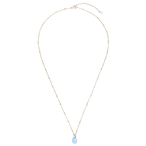 Yamaya Chalcedony Necklace 14ct gold