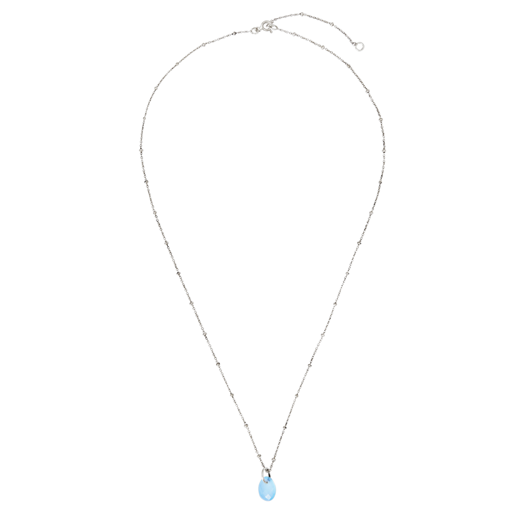 Yamaya Chalcedony Necklace 14ct white gold