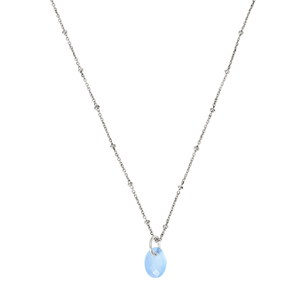 Yamaya Chalcedony Necklace 14ct white gold