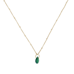 Load image into Gallery viewer, Yamaya Onyx Necklace 14ct gold
